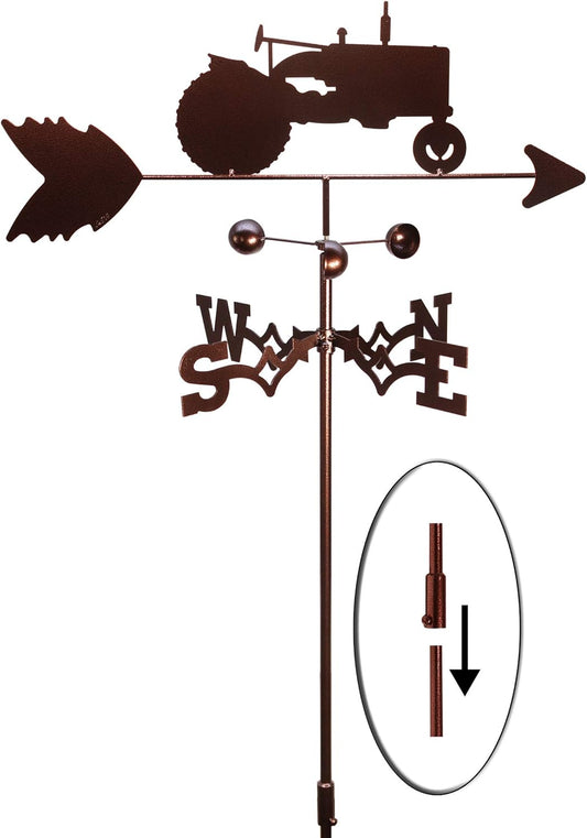Tractor Farmall International Weathervane (Garden Stake Included)