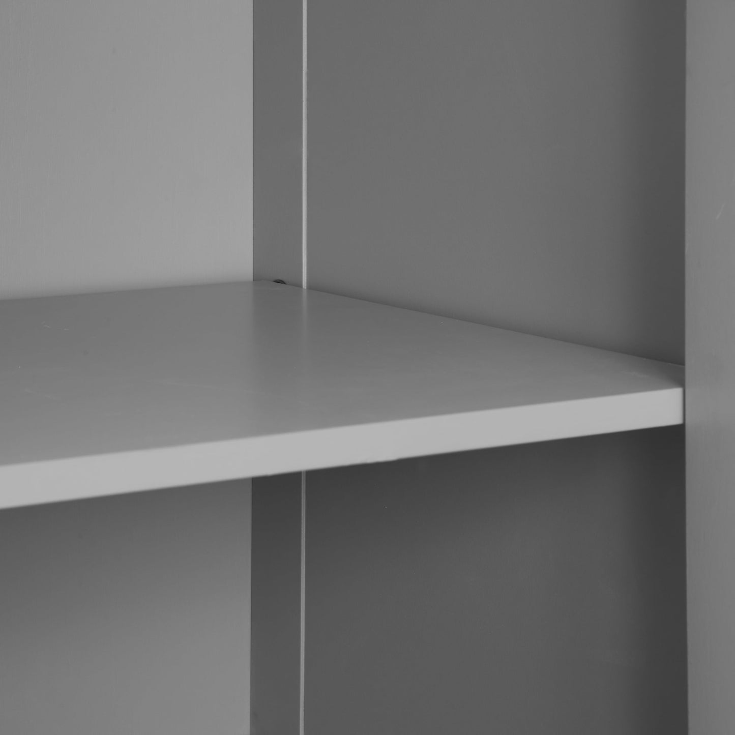 Seaside Coastal Wood/Metal Pantry in Distressed Gray and Gold