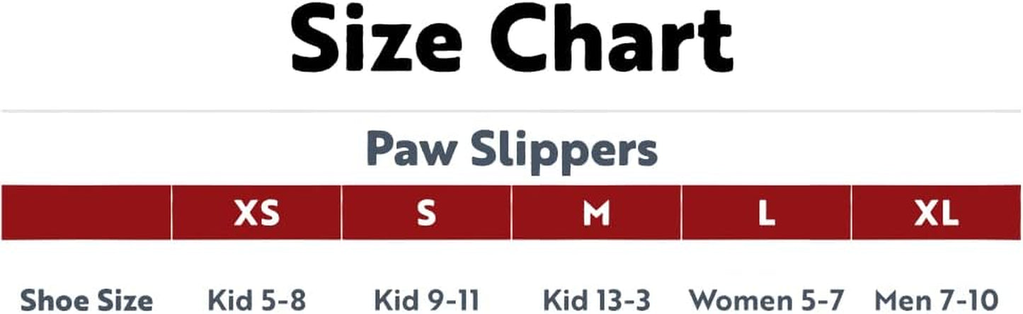 Animal Paw Slippers for Kids and Adults, Fun Costume for Kids, Cozy Furry Slippers