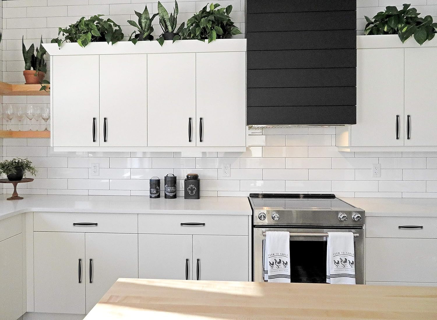 30 Pack 5 Inch Kitchen Cabinet Handles Matte Black Cabinet Pulls Black Drawer Pulls Kitchen Cabinet Hardware Kitchen Handles for Cabinets Cupboard Handles Drawer Handles