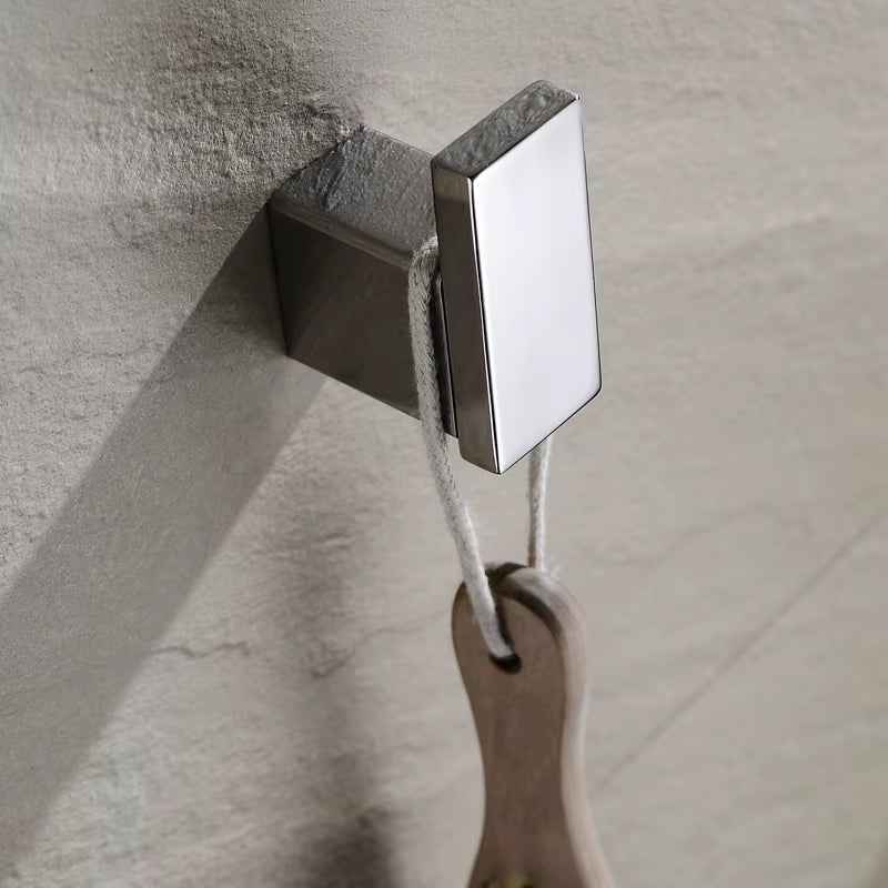 Stainless Steel Bathroom Accessories Wall Shelf Towel Bar Rack Rail Toilet Brush Roll Paper Holder Soap Dish Bathroom Hardware