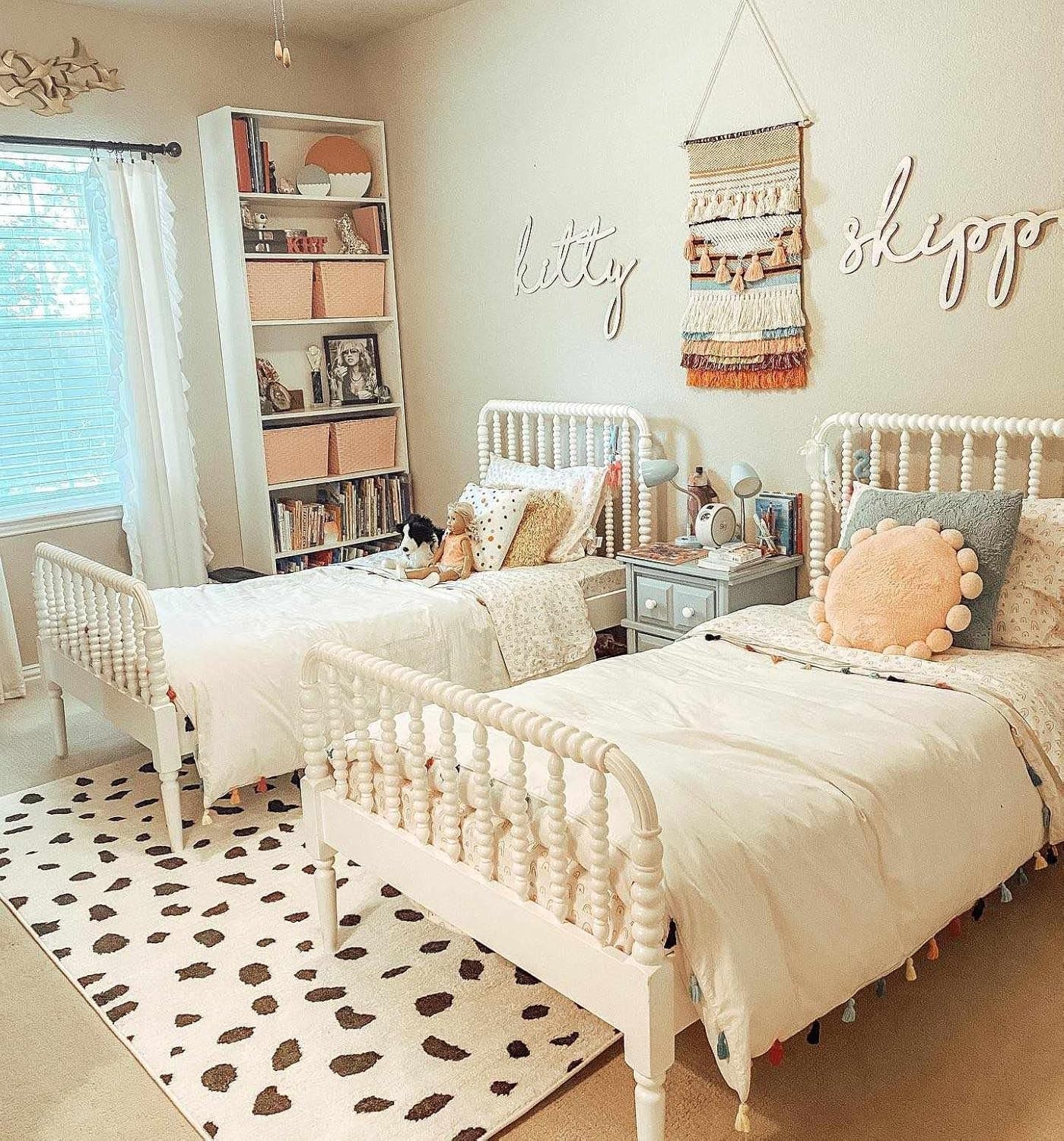 Tariffville Modern Animal Print Dalmatian Style Area Rug for Living Room, Bedroom, Kids Room, Nursery - High Pile Carpet - Black and White, Charcoal - 5'3" X 7'3" (5X7)