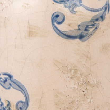 Decorative Terra-Cotta Vases with Heavy Distressing