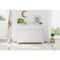 Moss 6-Drawer White Dresser