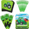 Tractor Value Party Supplies Pack (64 Pieces for 20 Guests) - Tractor Birthday Party Supplies, Tractor Party Supplies, Tractor Plates, Farm Animal Party, Tractor Theme Baby Shower
