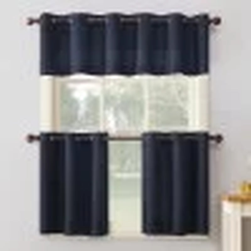Nathan Grommet Textured Kitchen Curtain Valance