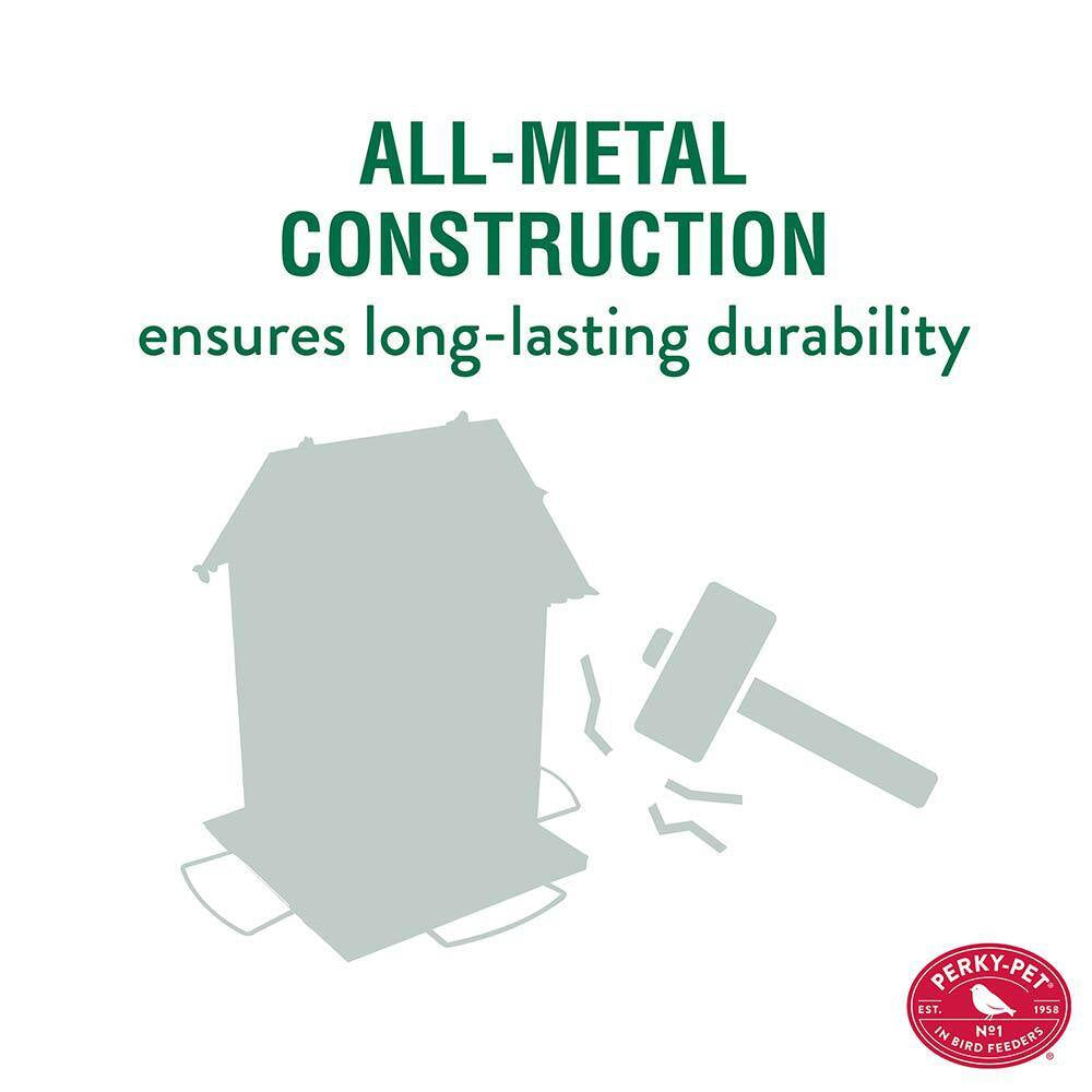 White Farmhouse Hanging Bird Feeder - 2.8 Lb. Capacity