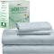 Luxury King Size Sheet Set - 100% Cotton, 600 Thread Count Deep Pocket King Sheets, Hotel-Quality Bedding with Sateen Weave - Seafoam