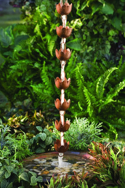 Lily Cup Rain Chain