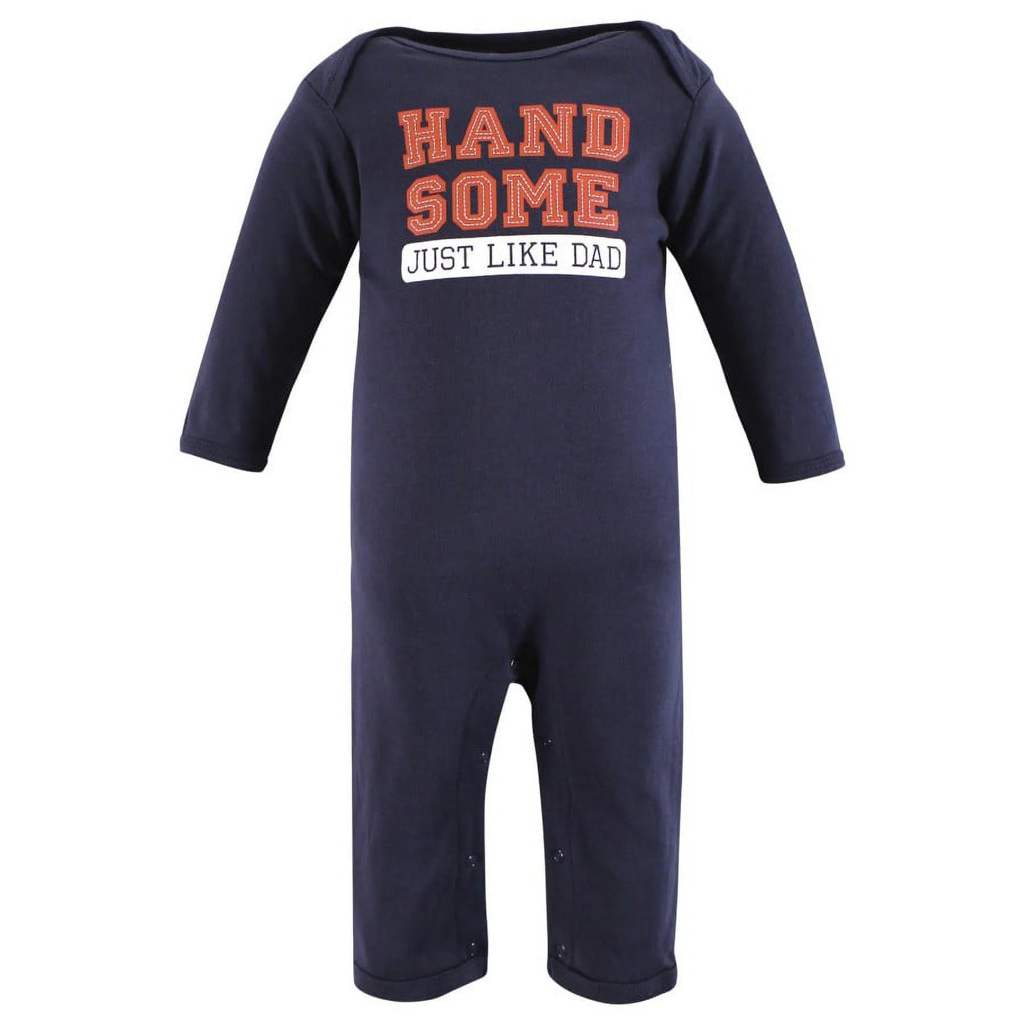 Infant Boys Cotton Coveralls, Love Dad, 18-24 Months