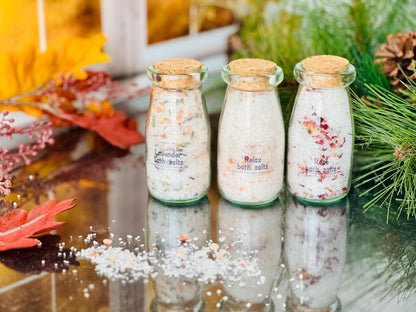 Christmas Bath Salts in a Jar, Stocking Stuffer Gift